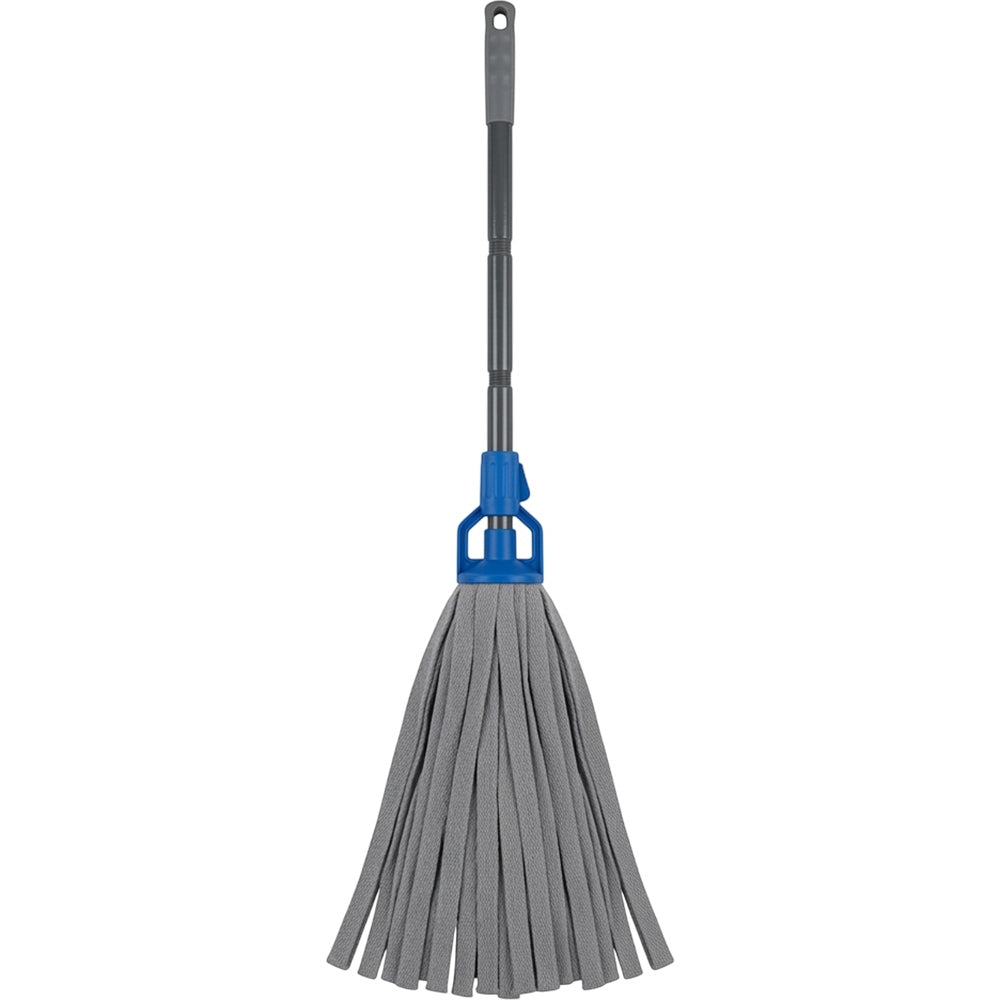 Pubxz Self-Wringing Cotton Strip Mop with Ratchet Collar Gray - Product view