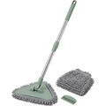 Pubxz Triangular Chenille Dust Mop with Telescoping Handle Sage - Product view